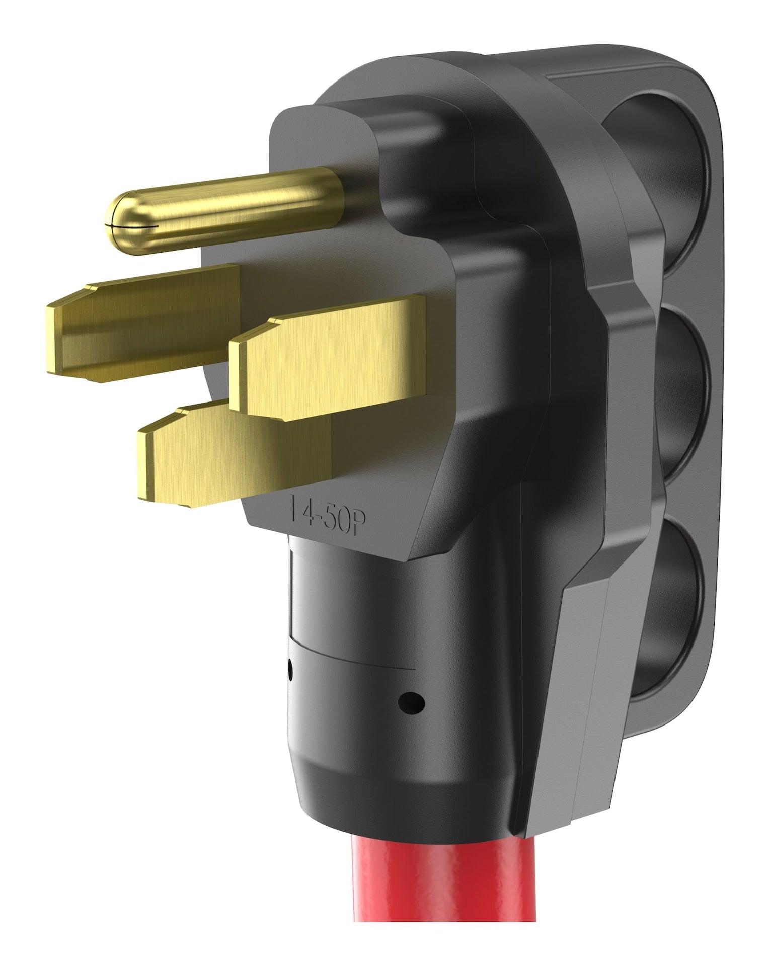 50A 25-ft Single-Outlet RV & EV Extension Cord, Red T9G7 - product image 3