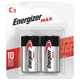 Max 2-pk C Alkaline Batteries, Long Lasting, All Purpose R3R1 - product image 2