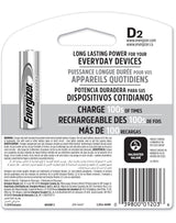 NH50BP-2 2-pk D NiMH Rechargeable Batteries, Pre-Charged, Long Lasting D2I8 - product image 2