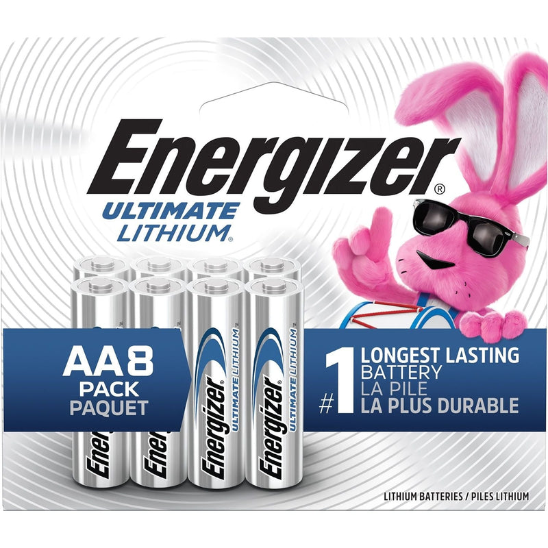 Ultimate AA Lithium Batteries, Long Lasting, All Purpose, 8-pk G7V8