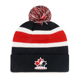 Toque with Breakaway Cuff and Pom Pom N3Z6 - product image 1