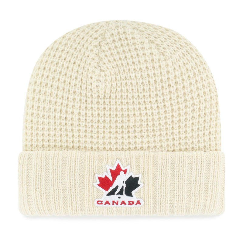 Fan Favourite Team Canada Mass Clara Cuff Knit Toque, Cream, Women V0V3