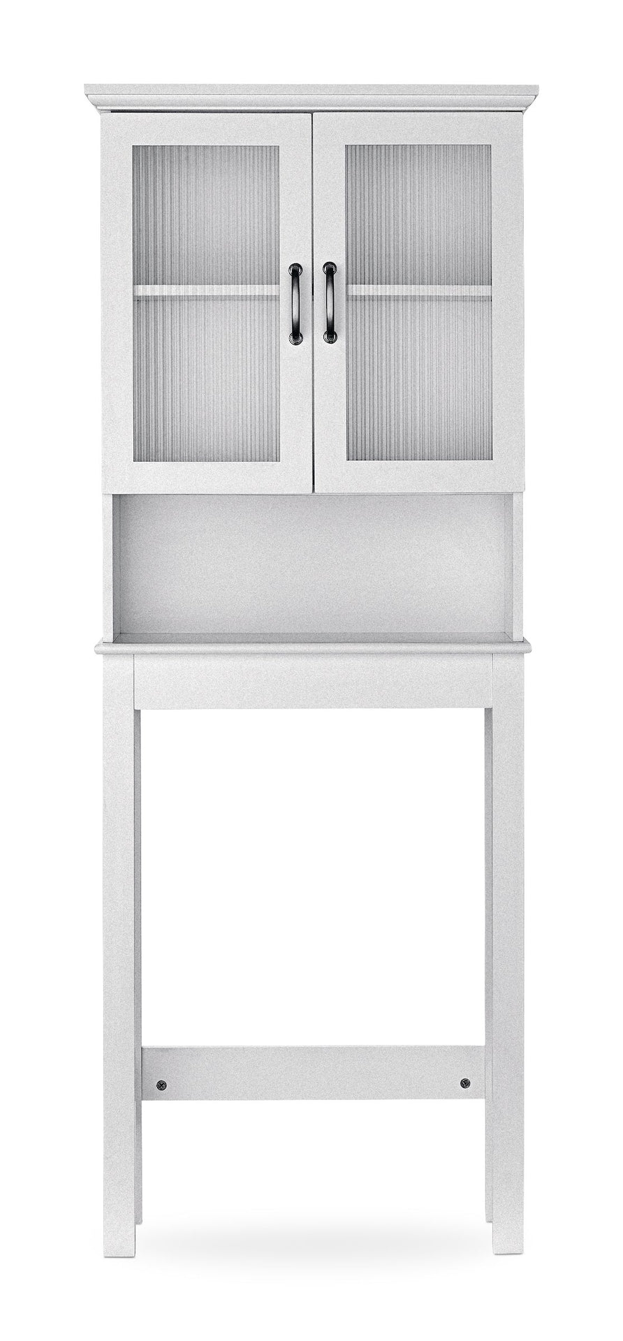 Beacon Hill 2-Door Over-The-Toilet Spacesaver Bathroom Storage Cabinet, White B4S0 - product image 1