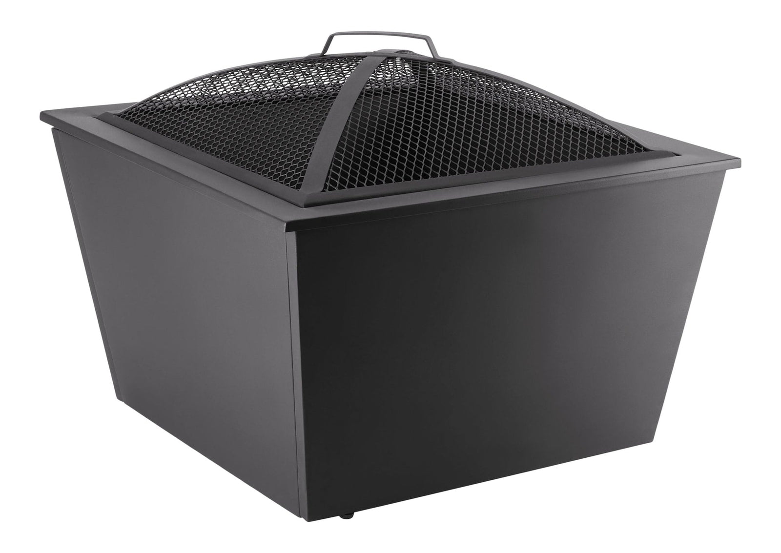 Lyall Square Outdoor Wood Firepit, 20-in, Black D9V6 - product image 3