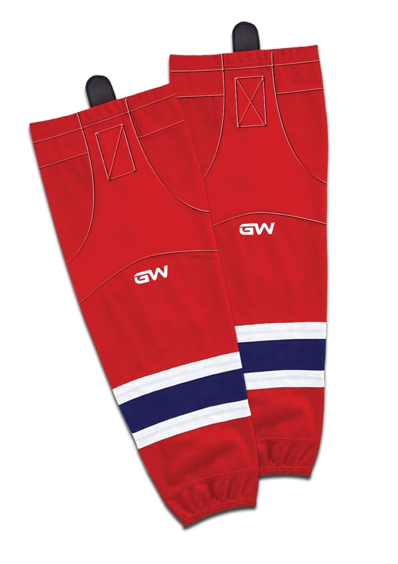 8500 Pro Team Performance Hockey Socks, Montreal Canadiens Home Colours, Assorted Sizes Y0X6