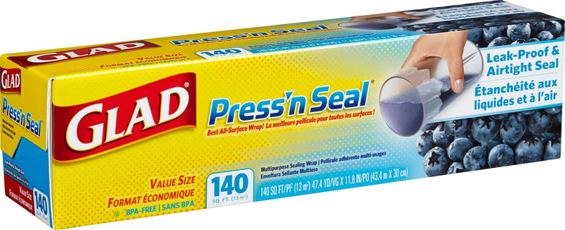 Press 'N' Seal Plastic Wrap, 140-ft W0J7