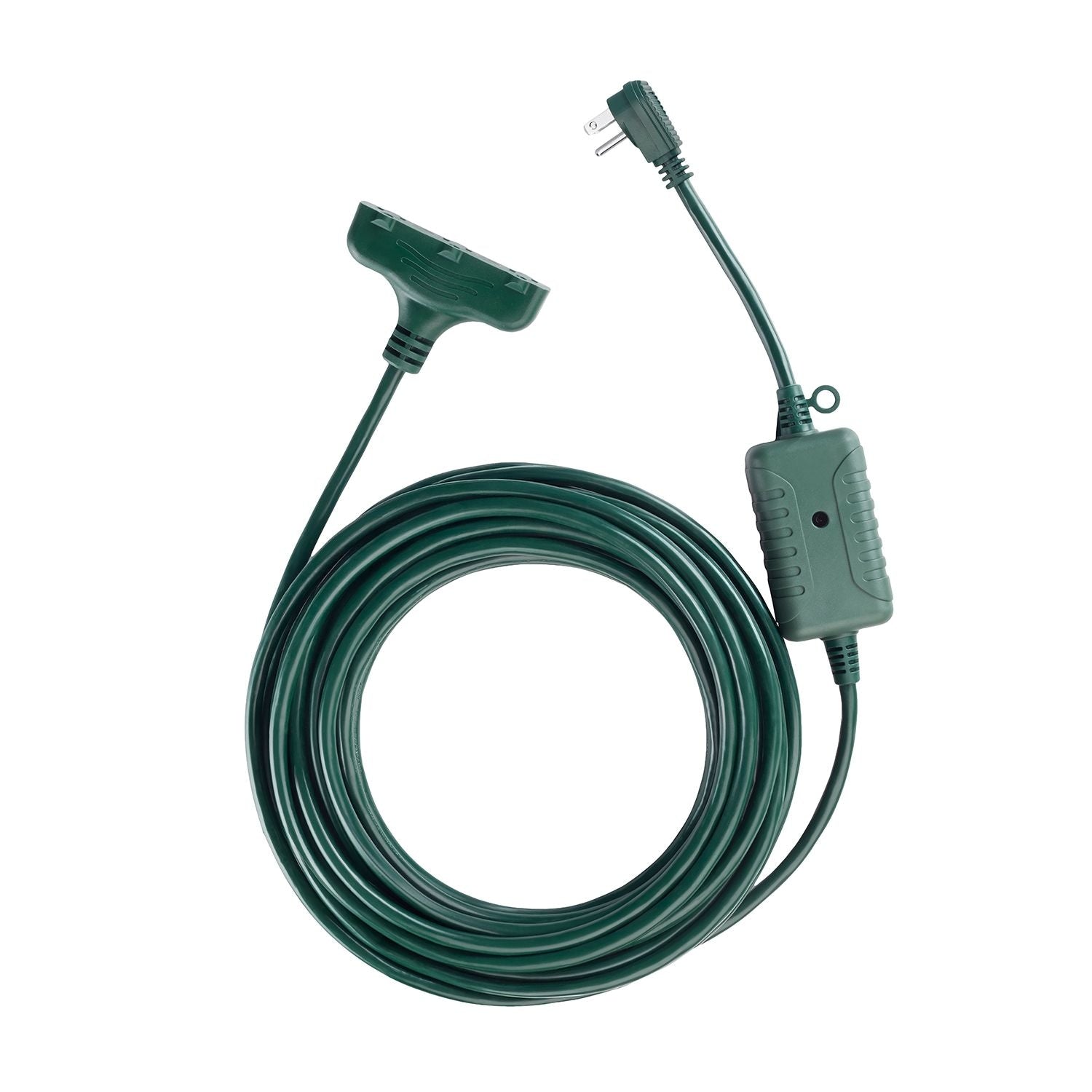 Electric 50-ft 14/3 Outdoor Power Cord with Wireless Remote & 3 Grounded Outlets, Green S4F2 - product image 2