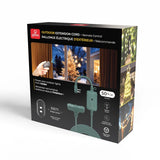 Electric 50-ft 14/3 Outdoor Power Cord with Wireless Remote & 3 Grounded Outlets, Green S4F2 - product image 3