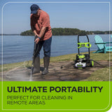 60V 1800PSI 1.2GPM Hybrid AC/DC Pressure Washer, Tool Only B6P1 - product image 6