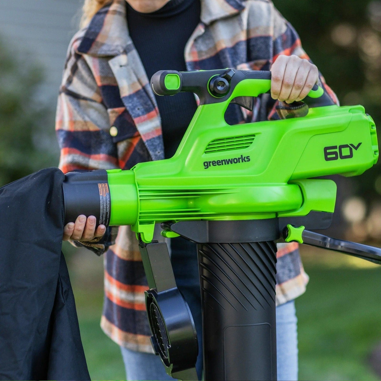 60V 520 CFM/240 MPH Blower Vacuum with 4Ah Battery T1L7 - product image 6