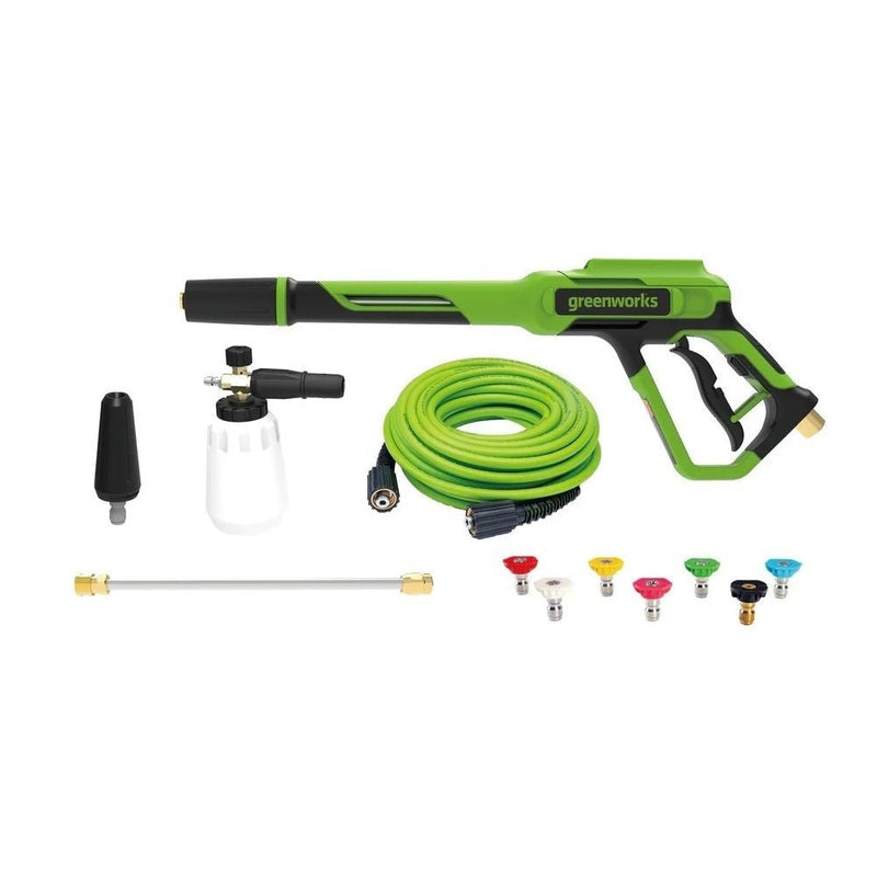 Deluxe Metal Gun & Hose Kit, Includes 7-Piece Nozzle Kit, Turbo Nozzle & Foam Cannon V2T8