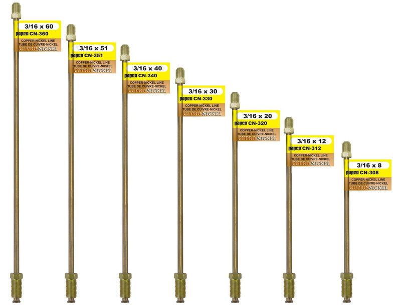 CN308 Copper Nickel Brake Line, Standard, 8 x 3/16-in Please make sure this part fits your need B9G0