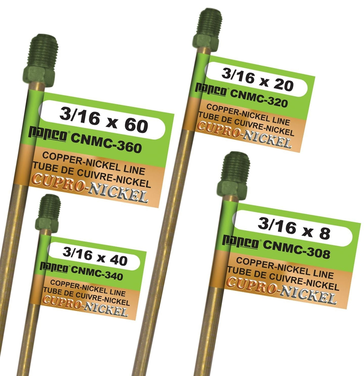 CNMC308 Nickel Brake Line, European, 8 x 3/16-in Please make sure this part fits your need C8V5 - product image 1