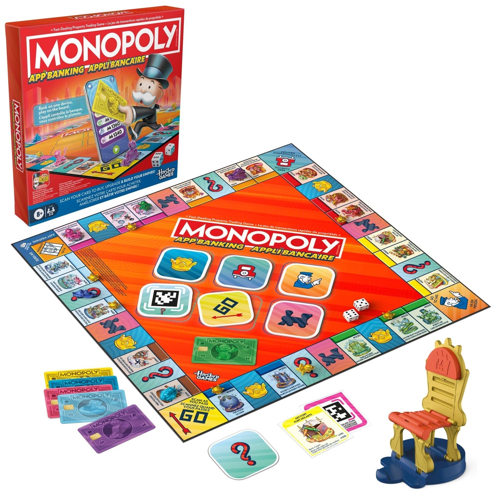 Games Monopoly App Banking Board Game for Ages 8+ G7B2 - product image 1