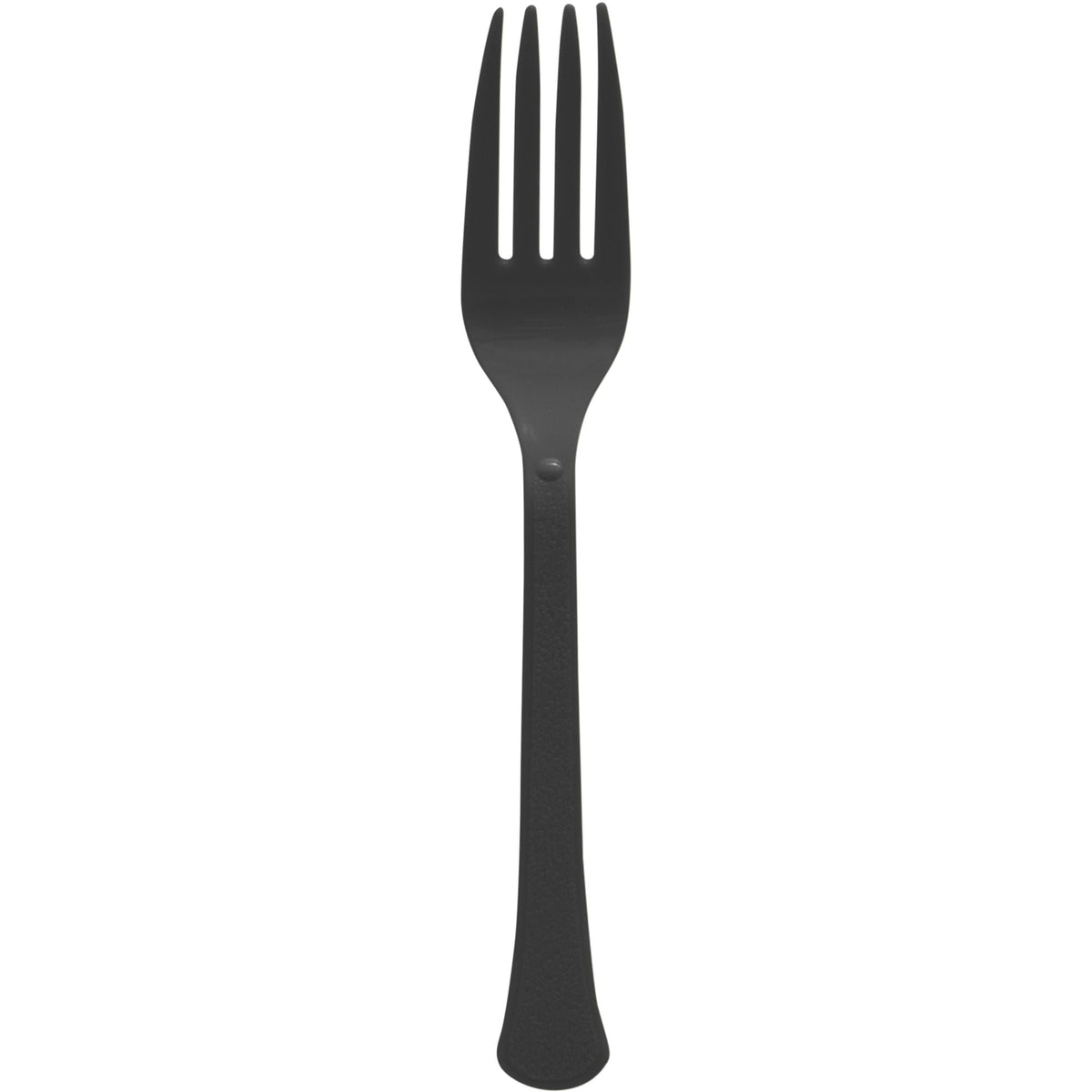 Heavy-Duty Plastic Solid Colour Reusable Forks, Various Colours, 50-pk Q2E0 - product image 1
