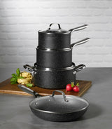 Rock Essence Cookware Set with Glass Lids, Aluminum, 8-pc F6T7 - product image 5