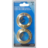 Closet Rod Holder, Mounting Hardware Included, Brass-Plated, 2-pc I1F1 - product image 1