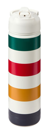 Bay Stripes Signature Water Bottle, 26-oz, White H6Q8 - product image 1