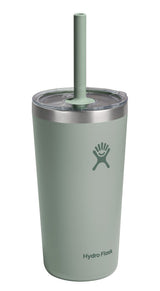 Stainless Steel Insulated All Around Tumbler with Clear Press-In Straw Lid, Agave, 20-oz F8A9 - product image 1