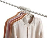& Orderly Anti-Tangle Anti-Slip Garment Hangers, Ecru, 5-pk W7B6 - product image 4