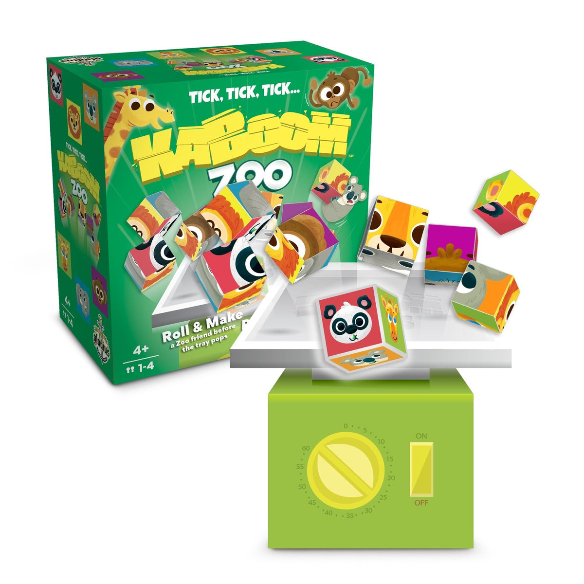 Zoo Dice Rolling Game, Ages 4+ H0O8 - product image 1