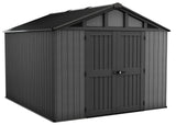 Apex Resin 2-Door Outdoor Storage Shed with Full Length Skylight, Grey, 10-ft x 11.5-ft T5L5 - product image 1