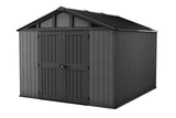 Apex Resin 2-Door Outdoor Storage Shed with Full Length Skylight, Grey, 10-ft x 11.5-ft T5L5 - product image 2