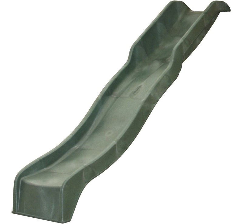 Outdoor Plastic Wave Slide, Green, Ages 3 -10 A1E5