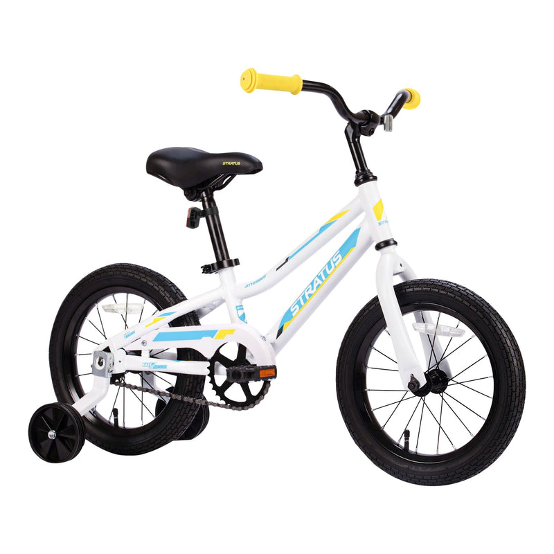 Kids' Stratus Jitterbug Bicycle, 14-in, White S1V3