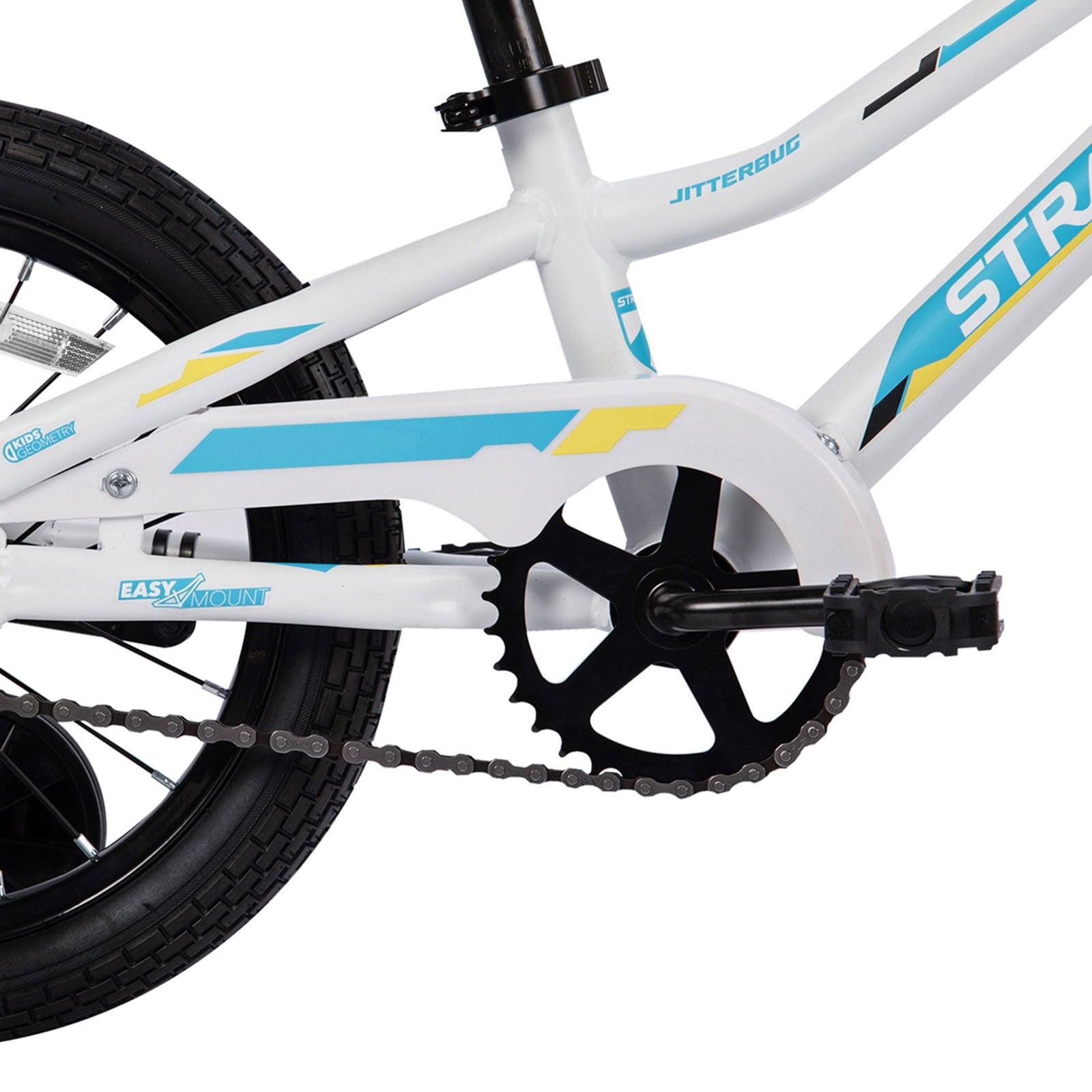 Kids' Stratus Jitterbug Bicycle, 14-in, White S1V3 - product image 4