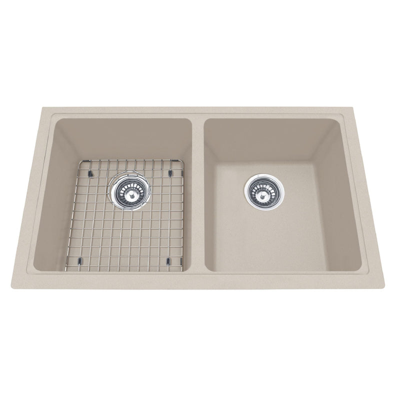 Mythos Kitchen Granite Undermount Double Sink, 31 9/16-in Y5O1