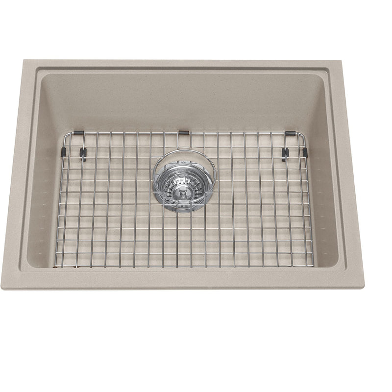 Mythos Kitchen Granite Undermount Single Sink, 23-in C9I8