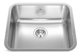 Steel Queen Undermount Single Bowl Kitchen Sink, 19.75-in x 17.75-in x 8-in, Stainless Steel B6O2 - product image 1