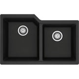 Urban Undermount Granite Double Bowl Kitchen Sink, 30.69-in x 19.69-in x 8.63-in, Onyx T0A1 - product image 1