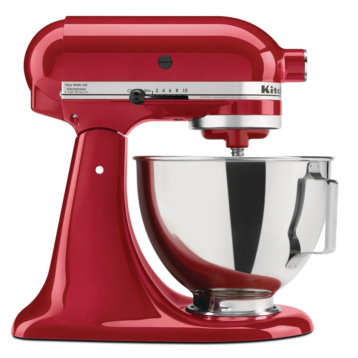 4.5 Quart Tilt-Head Stand Mixer with 10 Speeds, Empire Red S8W5 - product image 1