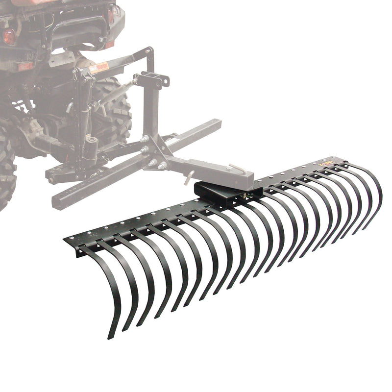 ATV/UTV Dirtworks Tool Attachment Landscape Rake, 60-in X3W4