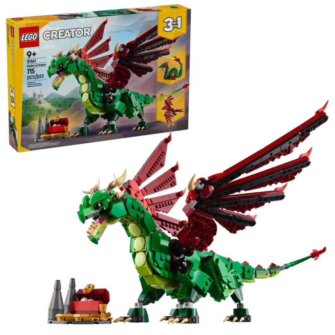 Creator Medieval Dragon - 31161, 715-pcs, Ages 9+ X4X1 - product image 1