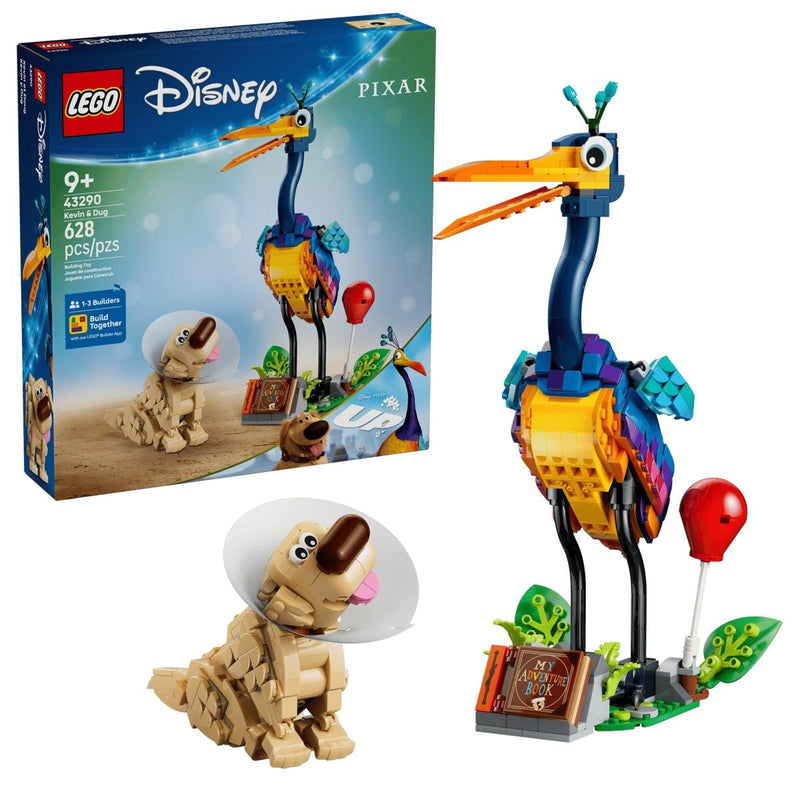 LEGO and Pixar Kevin & Dug - 43290, 628-pcs, Ages 9+ O6K2