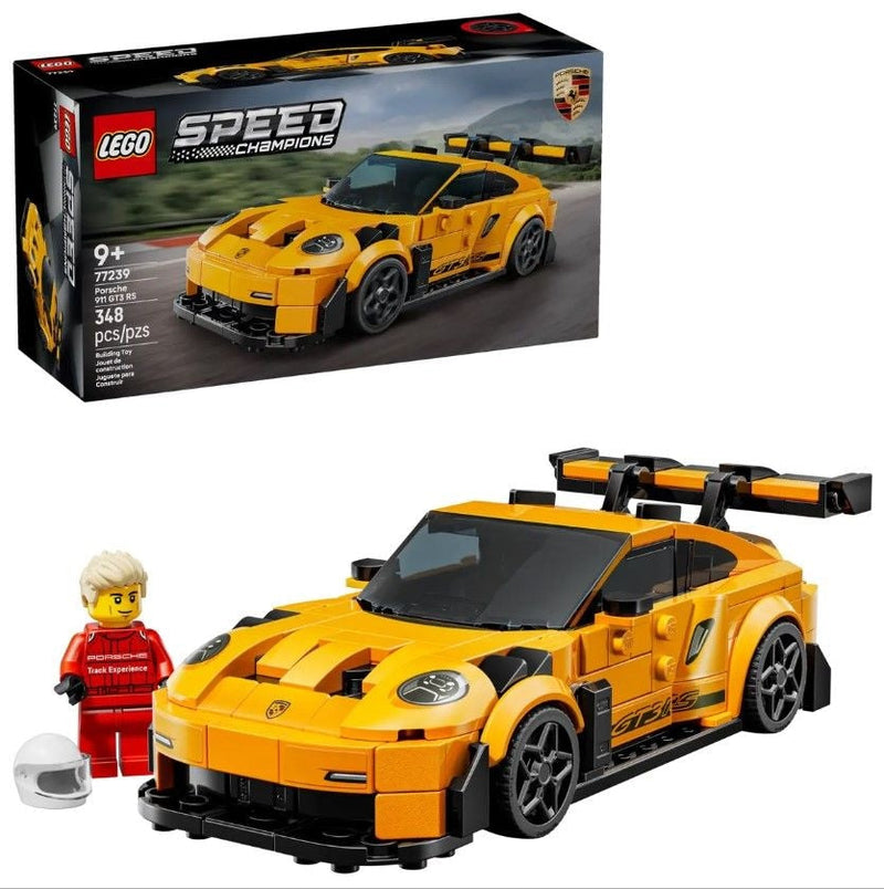 Speed Champions Porsche 911 GT3 RS Super Car - 77239, 348-pcs, Ages 9+ B5A1