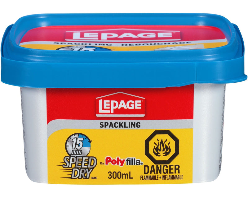 Polyfilla 15-Minute Speed Dry Spackling, Wall Hole/Crack Repair Filler, 300-mL F4I1