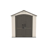 Lockable Steel Shed, Beige, 7 x 12 -ft Y5N5 - product image 3