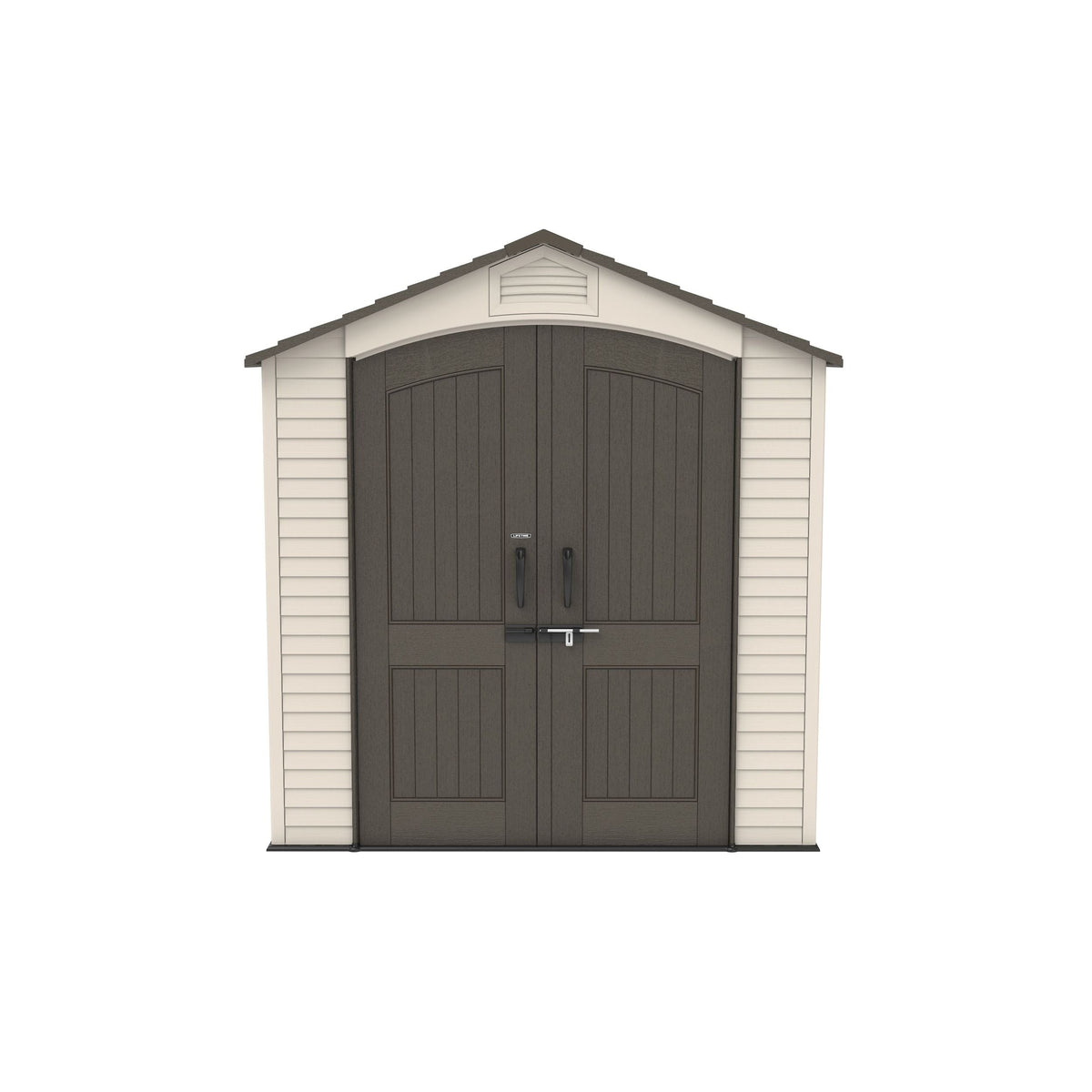 Lockable Steel Shed, Beige, 7 x 12 -ft P7T4 - product image 3