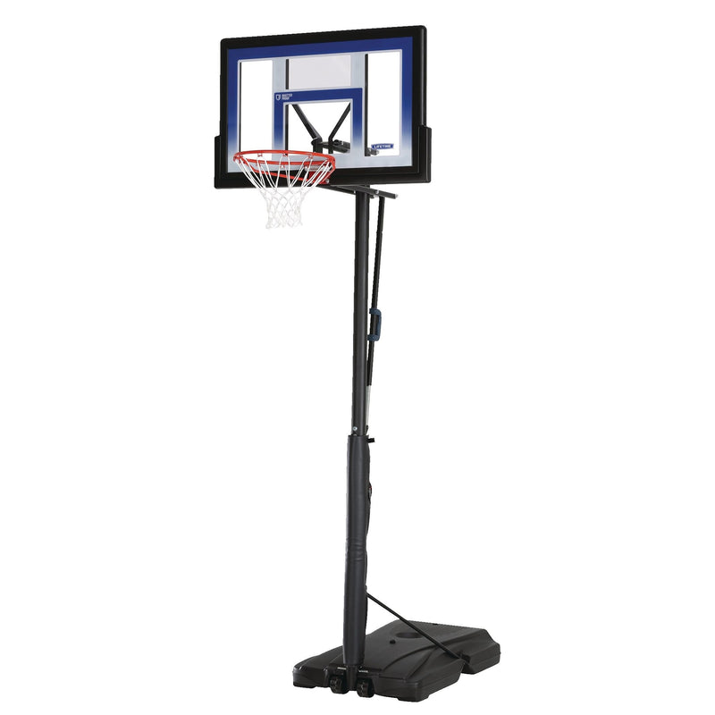 Portable Adjustable Basketball Backboard, Hoop & Net System, 48-in F6Z6