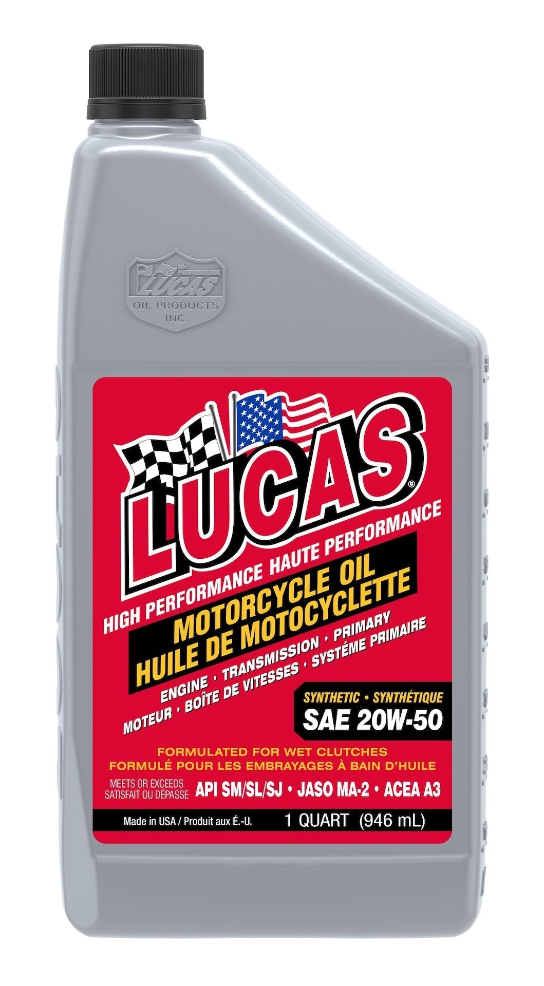 Oil High Performance Synthetic Motorcycle Oil SAE, 946-mL U7E3 - product image 1