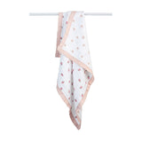 3-Ply Daisies & Strawberry Reversible Muslin Blanket I4J3 - product image 1