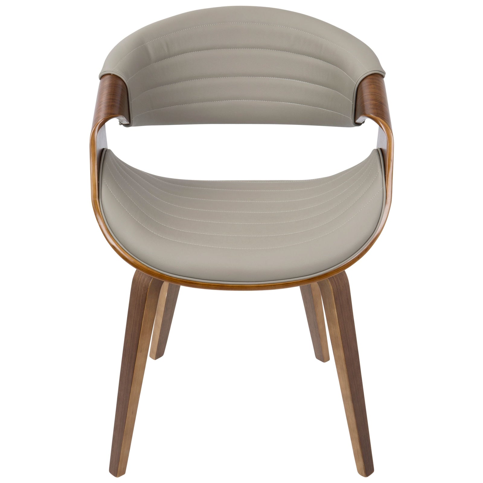 Symphony Faux Leather Dining/ Accent Chair, Grey E9W1 - product image 2