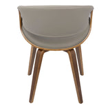 Symphony Faux Leather Dining/ Accent Chair, Grey E9W1 - product image 5