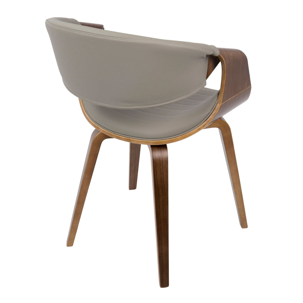 Symphony Faux Leather Dining/ Accent Chair, Grey E9W1 - product image 6