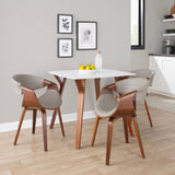 Symphony Faux Leather Dining/ Accent Chair, Grey E9W1 - product image 8