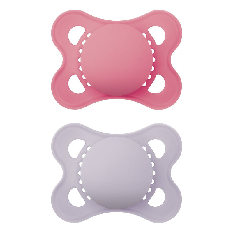 Matte Non-Deco Pacifier, 0-6 Months, Girl, 2-pk C8W6